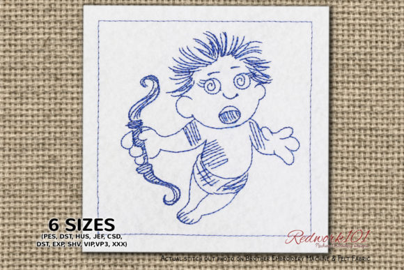 Download Love Cupid Angel Bluework - Premium Resources