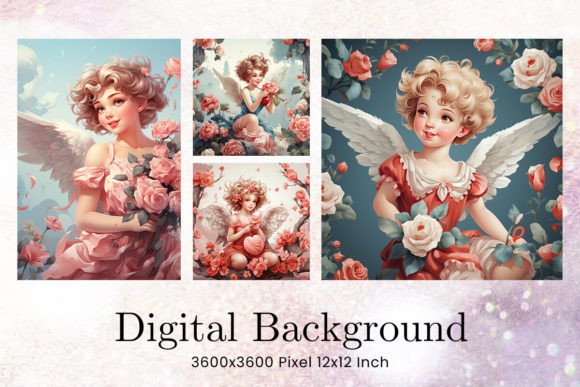 Download Valentine Day Cupid Angel Backgrounds - Premium Resources